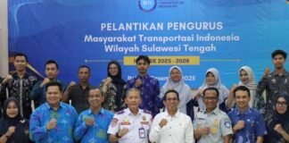 Hadiri Pelantikan MTI Sulteng, Jasa Raharja Siap Bersinergi Wujudkan Transportasi Yang Aman, Nyaman, dan Berkelanjutan Wujudkan Transportasi Yang Aman