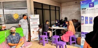 Jasa Raharja Sumbar Gelar Pengobatan Gratis dan Pengecekan Kesehatan (MUKL) bagi Awak dan Penumpang Bus Jelang Nataru bagi Awak dan Penumpang Bus Jelang Nataru