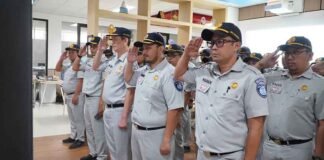 PT Jasa Raharja Kantor Wilayah Bali Gelar Apel PAM Natal 2025 dan Tahun Baru 2026 jasa raharja bali