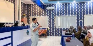 Jasa Raharja Banten Gelar Sosialisasi PPKL (Pengajar Peduli Keselamatan Lalu Lintas) di SMPN 08 Kota Serang jasa raharja banten