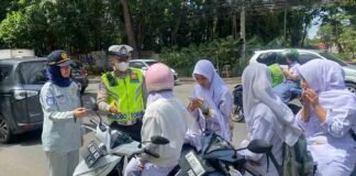 UPTD Serpong Gelar Operasi Gabungan, Jasa Raharja Serukan Pesan Keselamatan Jalan Raya jasa raharja banten