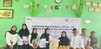 Peringati HUT ke-65, Jasa Raharja Banten Berikan Bantuan Sembako dan Gelar Doa Bersama di Panti Asuhan Al-Arif Serang jasa raharja banten