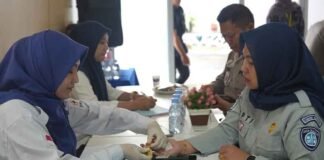 Peduli Kemanusiaan, Jasa Raharja Bengkulu Adakan Donor Darah di Rangkaian Peringatan HUT ke-65 jasa raharja bengkulu