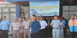 Dukung Kelancaran Angkutan Laut Nataru, Jasa Raharja Cabang Parepare Hadiri Apel Siaga di KSOP Parepare di KSOP Parepare