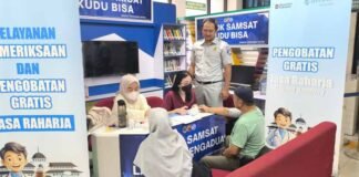 Jasa Raharja Bandung Hadirkan Pemeriksaan Kesehatan dan Pengobatan Gratis di Kantor Samsat Soekarno Hatta di Kantor Samsat Soekarno Hatta