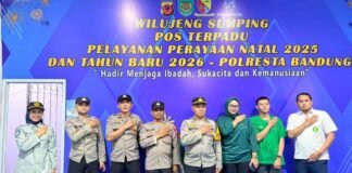 Jasa Raharja Kanwil Utama Jawa Barat Pantau Arus Lalu Lintas di Pos Yan Terpadu Al Fathu Soreang di Pos Yan Terpadu Al Fathu Soreang