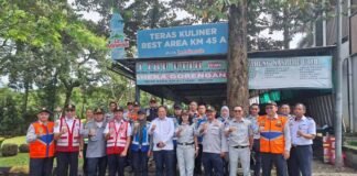 Jasa Raharja Bogor Bersama Stakeholder Lakukan Ramp Check di Rest Area KM 45 Tol Jagorawi, Wakil Menteri Perhubungan Hadir di Rest Area KM 45 Tol Jagorawi