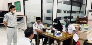 Wujudkan Transportasi Aman : Jasa Raharja Mamuju Laksanakan Kegiatan MUKL Jelang Nataru di Terminal Simbuang di Terminal Simbuang