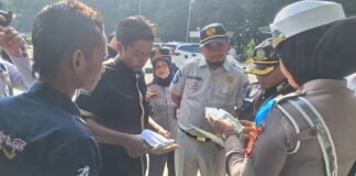 Jasa Raharja Cabang Purwakarta dan Mitra Gelar Ramp Check Armada Angkutan Umum di Terminal Subang jasa raharja jabar