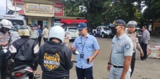 Sinergi Lintas Instansi Dorong Kepatuhan Pajak dan Keselamatan Berkendara, Jasa Raharja Sukabumi Bersama Mitra Gelar Operasi Gabungan di Cisaat jasa raharja jabar