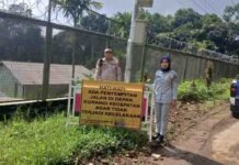 Upaya Keselamatan Lalu Lintas, Jasa Raharja Cabang Cirebon Pasang Rambu Himbauan Keselamatan Lalu Lintas di Kabupaten Kuningan jasa raharja jabar