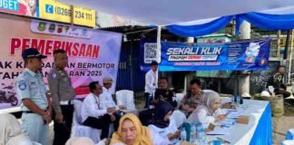 Tim Pembina Samsat Kota Sukabumi Kembali Gelar Operasi Pajak Kendaraan Bermotor Bersama BPKPD Kota Sukabumi jasa raharja jabar