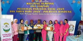 Perkuat Layanan Nataru, Jasa Raharja Kantor Wilayah Jawa Barat Terima Kunjungan Bhayangkari di Pos Al Fathu Soreang jasa raharja jabar