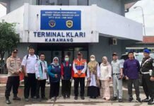 Pastikan Pengemudi Sehat dan Laik Jalan pada Nataru 2025–2026, Jasa Raharja Karawang Laksanakan Pemeriksaan Kesehatan di Terminal Klari jasa raharja jabar
