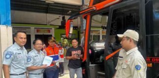 Sinergi Jasa Raharja Bersama Forum Komunikasi Lalu Lintas Kabupaten Klaten Gelar Kegiatan Ramp Check Menjelang Natal 2025 dan Tahun Baru 2026 jasa raharja jateng