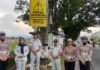 Jasa Raharja Magelang Bersama Satlantas Polresta Magelang Kembali Laksanakan Pemasangan Himbauan di Titik Rawan Kecelakaan jasa raharja jateng