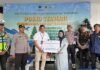 Melalui Program TJSL Jasa Raharja Serahkan Bantuan Sarana Keselamatan Lalu Lintas Berupa Papan Rambu Peringatan Kepada BPTD Kalimantan Barat jasa raharja kalbar