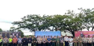 Jasa Raharja Cabang Singkawang Hadiri Apel Gelar Pasukan Operasi Lilin di Polres Singkawang