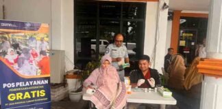 Jasa Raharja Hadirkan Layanan Cek Kesehatan Gratis di Samsat Barabai jasa raharja kalsel