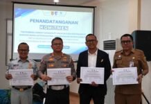 Penandatanganan Komitmen Tim Pembina Samsat Provinsi Kalimantan Selatan dan PT Angkasa Pura, Perkuat Kepatuhan Pajak Kendaraan Bermotor jasa raharja kalsel