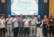 Komitmen dalam Peningkatan Pendapatan Daerah, Kepala Wilayah Jasa Raharja NTB Hadiri Rapat Uji Publik Revisi Perda No. 2/2024 jasa raharja NTB