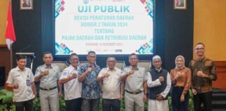 Komitmen dalam Peningkatan Pendapatan Daerah, Kepala Wilayah Jasa Raharja NTB Hadiri Rapat Uji Publik Revisi Perda No. 2/2024 jasa raharja NTB