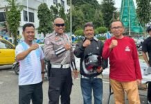 Jasa Raharja dan Tim Pembina Samsat Tana Toraja Berikan Reward Kepada Wajib Pajak Tepat Waktu di CFD Makale jasa raharja sulsel