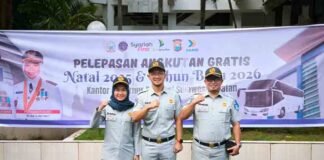 Jasa Raharja Sulsel Dukung Kelancaran Mudik Gratis Nataru melalui Sinergi di Kantor Gubernur jasa raharja sulsel