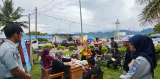 Jasa Raharja Cabang Mamuju Laksanakan Kegiatan MUKL di Pelabuhan Ferry Mamuju jasa raharja sulsel