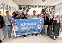 Tingkatkan Kesadaran Pelajar, Jasa Raharja Palopo Gelar PPKL dan Safety Campaign di SMAN 8 Luwu Utara jasa raharja sulsel