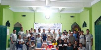 Sambut HUT ke-65, Jasa Raharja Sulsel Tebar Kepedulian di Panti Asuhan Nahdiyat jasa raharja sulsel