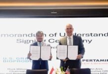 Pertamina NRE dan US Grains & BioProducts Council Perkuat Kolaborasi Knowledge Exchange Pengembangan Bioetanol pengembangan bioetanol